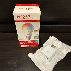 Alexa Enabled Smart Light Bulb & USB Adapter Bundle